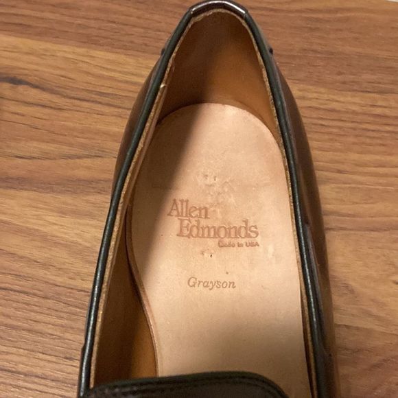 Allen Edmonds Men’s Grayson Tasseled Loafers in Merlot. Size 10 EEE. main image 4